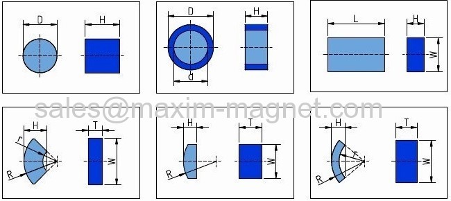 Tubo magnético del neodimio de epoxy negro