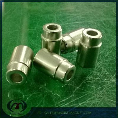 China Tubo formado de encargo del imán del neodimio de los imanes con la escalera proveedor