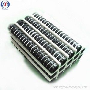 China Pequeños imanes de anillo de NdFeB con la capa de epoxy negra proveedor