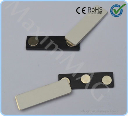 Poseedores de una tarjeta de identificación magnéticos plásticos vendedores calientes con 3 imanes del neodimio del disco proveedor