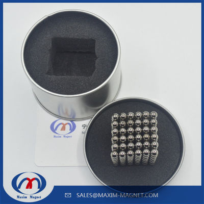 Bolas magnéticas del neodimio de Buckyballs N35 proveedor